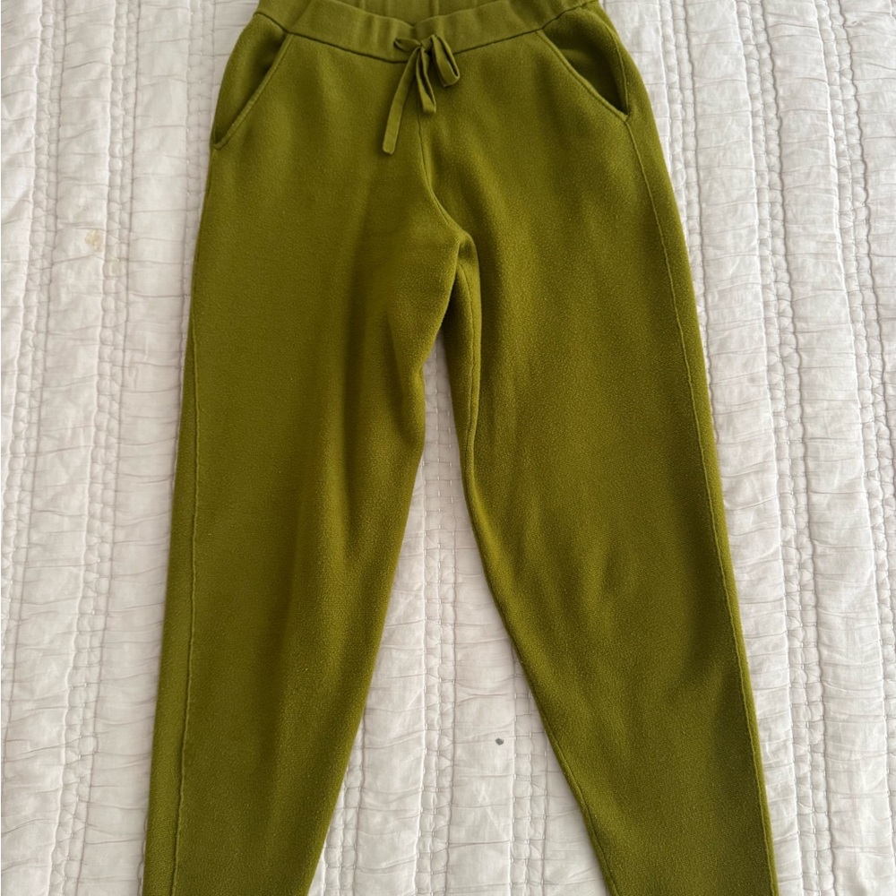 Banana Republic - S - Enchanted Forest Green Sweater Pants
